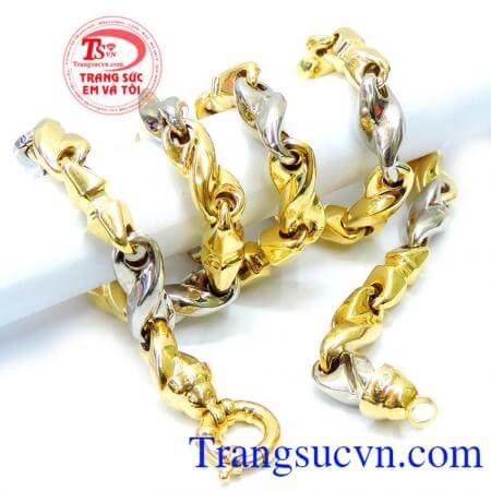 Dây chuyền vàng thiết kế kiểu dáng phong cách, nam tính