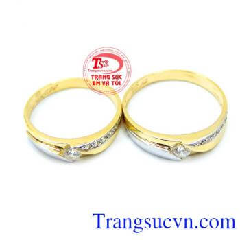 Nhẫn cưới vàng giá rẻ đẹp sang trọng kinh tế cho đôi bạn trẻ