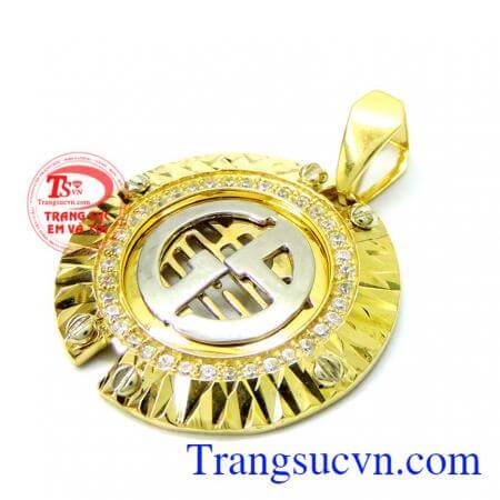 trang sức em và tôi luôn mang lại cho bạn sự tự tin, vẻ đẹp sang trọng, quý phái và đầy nam tính đeo hợp thời trang vói xu hướng hiện nay, Mặt dây nam đồng xu tiền tài