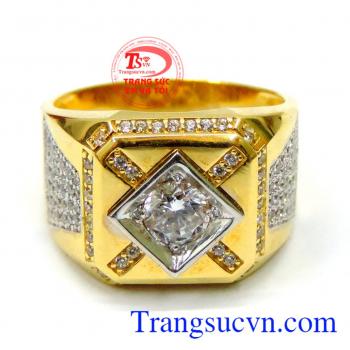 Nhẫn nam vàng thể hiện đẳng cấp mang vẻ đẹp nam tính, phong độ, sang trọng và đẳng cấp cho nam hợp thời trang với xu thế hiện nay