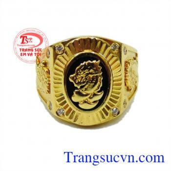 Nhẫn nam mặt rồng quyền uy đẹp