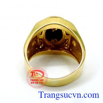 Nhẫn nam mặt rồng quyền uy đẹp