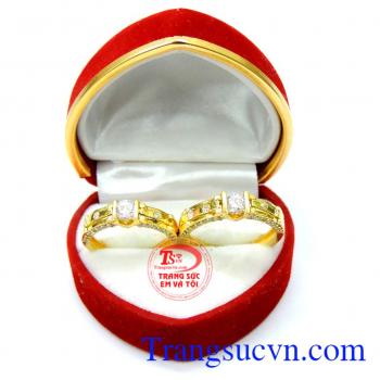 Nhẫn cưới vàng giá rẻ đẹp sang trọng kinh tế cho đôi bạn trẻ