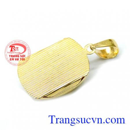 Mặt dây chuyền vàng tây sang trọng