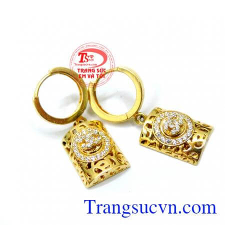 Hoa tai nữ tính quý phái đẹp