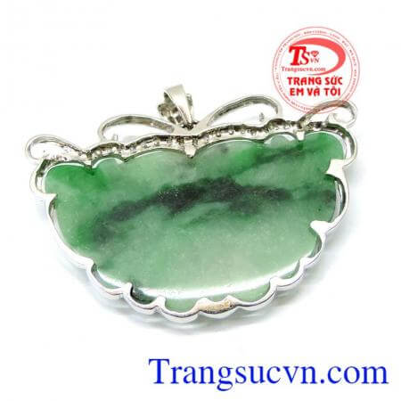 Mặt ngọc cẩm thạch bọc vàng