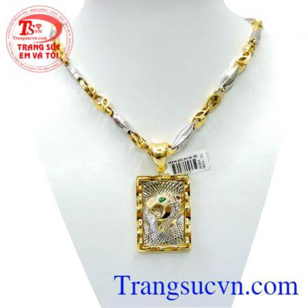 Bộ trang sức mặt báo nam tính là một bộ trang sức nam đẹp, tinh tế với các họa tính hình báo nổi bật