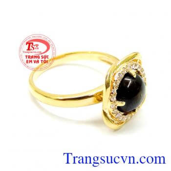 Thích hợp sử dụng trong những dịp sự kiện, lễ cưới, gặp mặt. Nhẫn nữ saphire yêu kiều 14k
