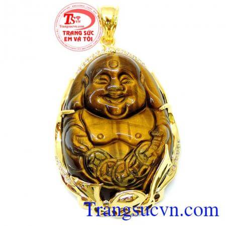 Mặt phật của sự tài lộc 14k là biểu tượng tuyệt đối của hạnh phúc, của sự hài hòa, niềm vui vô tư lự dặc biệt đem lại sự giàu có và may mắn,