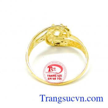 Nhẫn vàng nữ tính đẹp giá rẻ