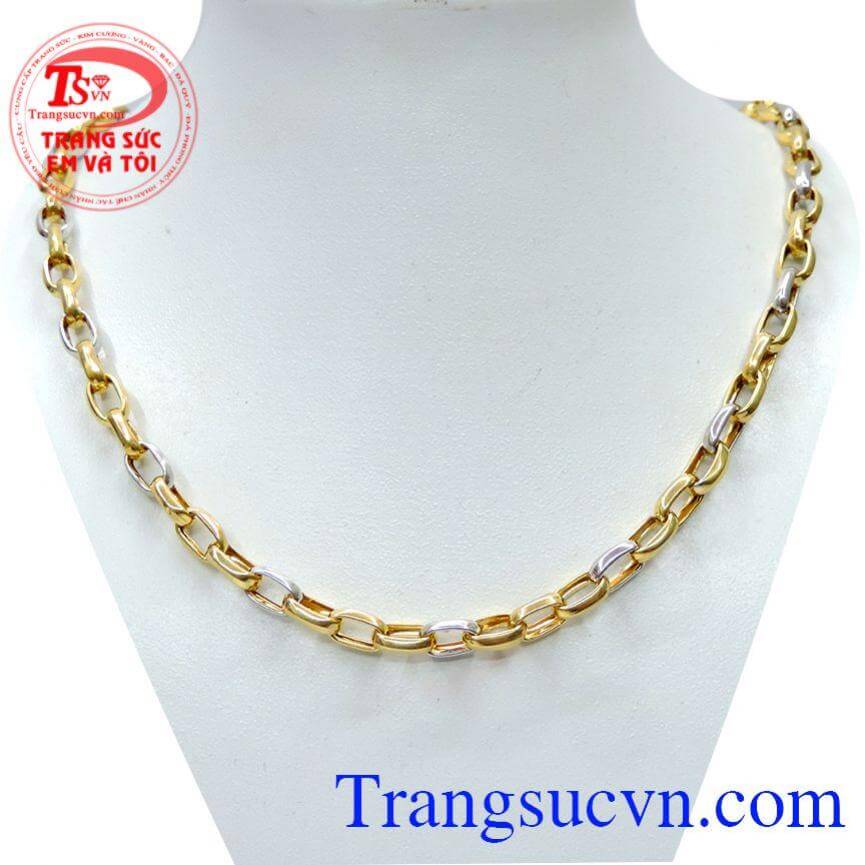 Dây chuyền nam mắt xích cá tính