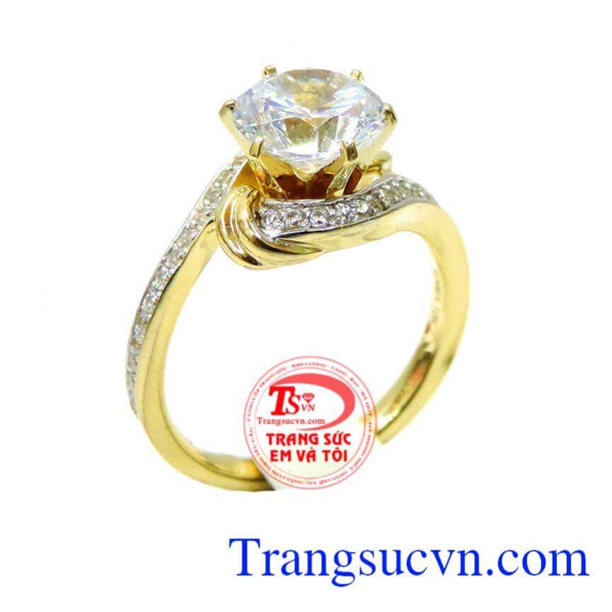 Nhẫn nữ vàng tây 10k đẹp