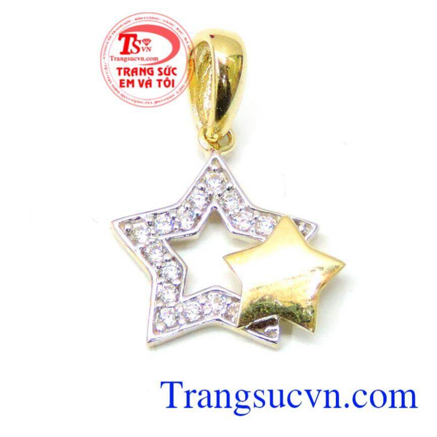 Mặt nữ vàng ngôi sao