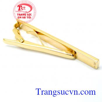 Chiếc kẹp caravat 14k này trên áo của mình với chất lượng vàng đảm bảo thiết kế tinh tế sang trọng. Kẹp caravat vàng 14k nam tính