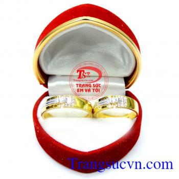 Nhẫn cưới 10k đeo thủy chung