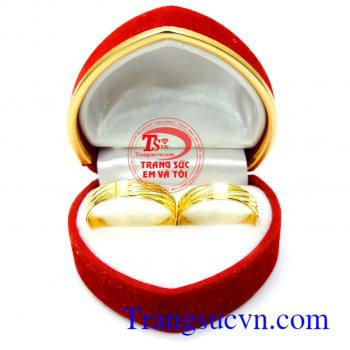 Cặp nhẫn cưới 10k tình yêu đẹp