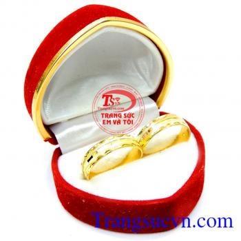 Nhẫn cưới vàng giá rẻ đẹp sang trọng kinh tế cho đôi bạn trẻ