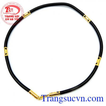 Dây cao su bọc vàng cho nam