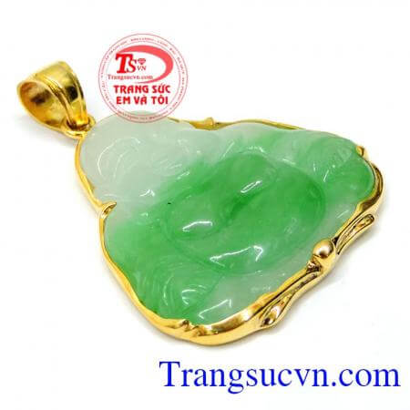 trang sức uy tín lâu năm trên toàn quốc, mặt đá phật di lặc phong thủy đem lại may mắn  L