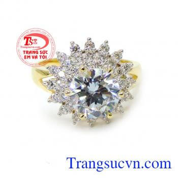 Chiếc Nhẫn hoa vàng tình yêu.