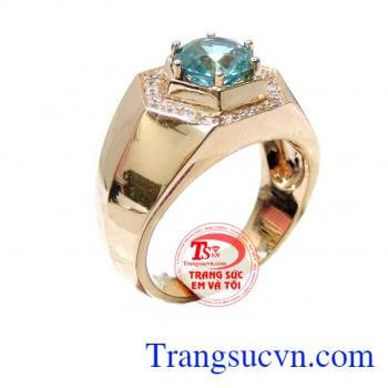 Nhẫn topaz 14k hợp mệnh thủy