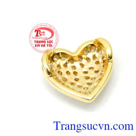 Mặt dây chuyền vàng tây sang trọng