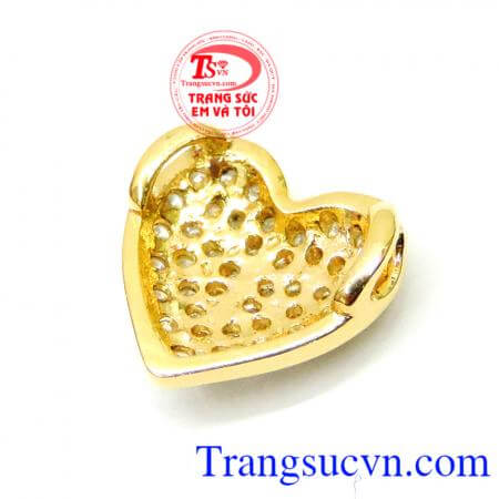 Mặt dây chuyền vàng tây sang trọng