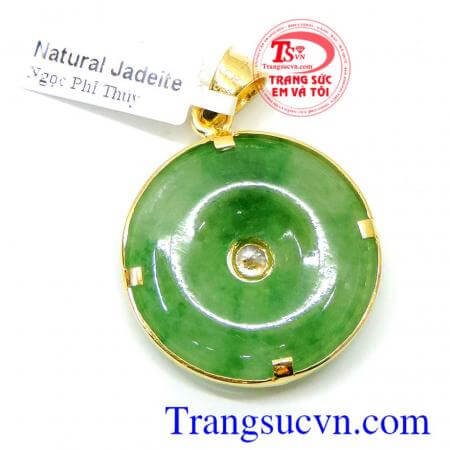 Mặt ngọc vàng 14k