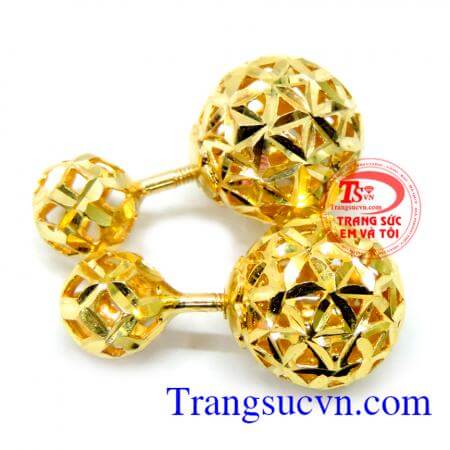 Hoa tai nữ vàng tây Diot 10k