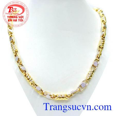 Dây chuyền nam vàng tây đẹp, dây chuyền nam sang trọng
