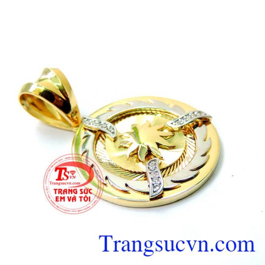 Mặt dây 18k hỏa long