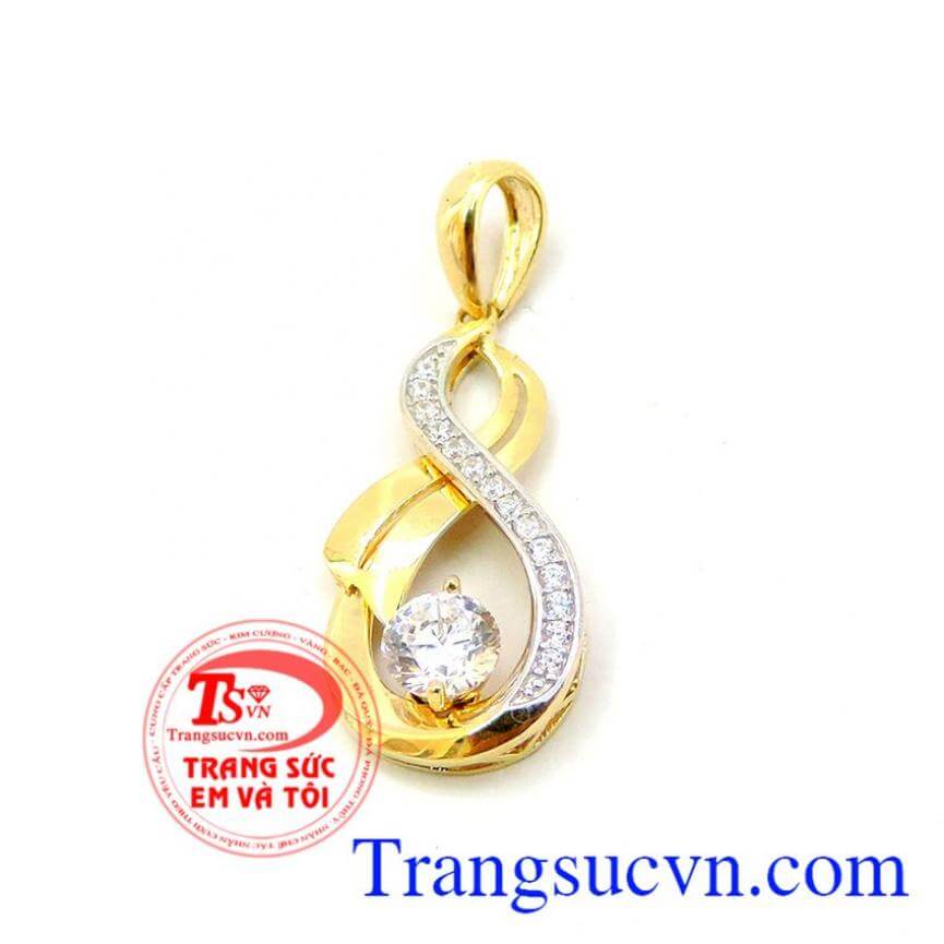 Mặt dây chuyền nữ vàng 10k thời trang