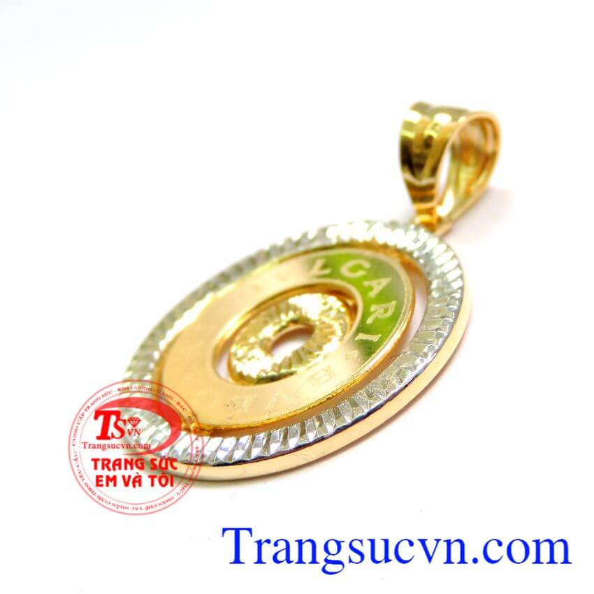 Mặt dây chuyền vàng tây 18k Korea đẹp, giá chuẩn, vô cùng sang trọng và quý phái.