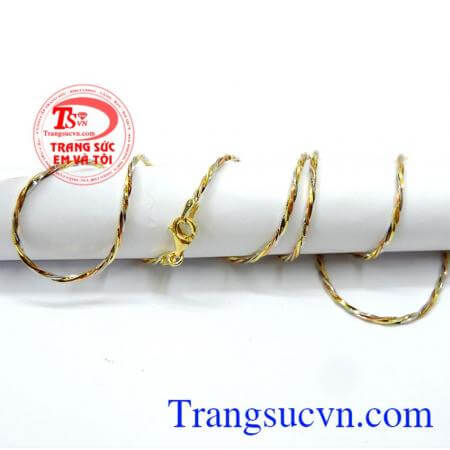 Dây chuyền vàng,dây chuyền vàng trắng, dây chuyền vàng hồng
