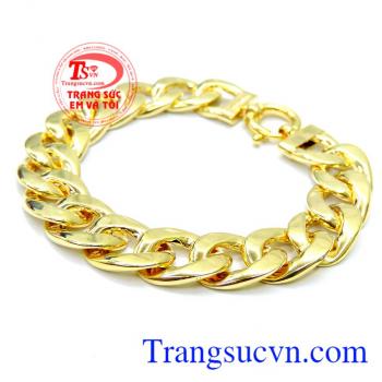 Chất lượng vàng làm lắc tay đảm bảo. Lắc tay vàng to