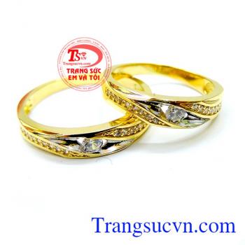 Nhẫn cưới ánh mắt tình yêu