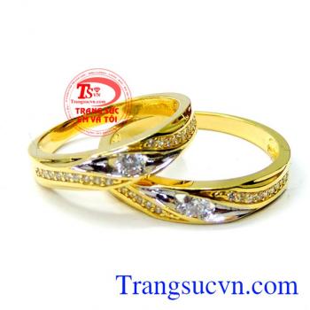 Nhẫn cưới ánh mắt tình yêu