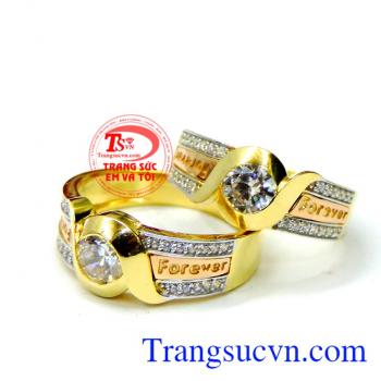 Nhẫn vàng 18k Forever