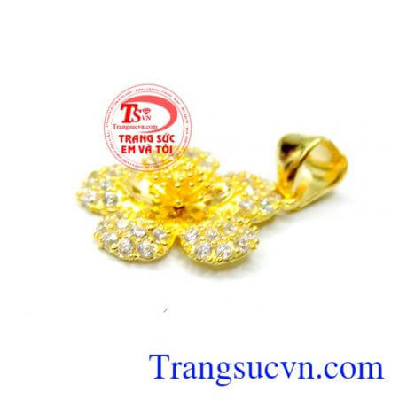 Mặt dây chuyền nữ vàng, mặt vàng cho nữ bảo hành 6 tháng,giao toàn quốc