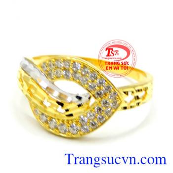 Nhẫn nữ vàng đan sinh