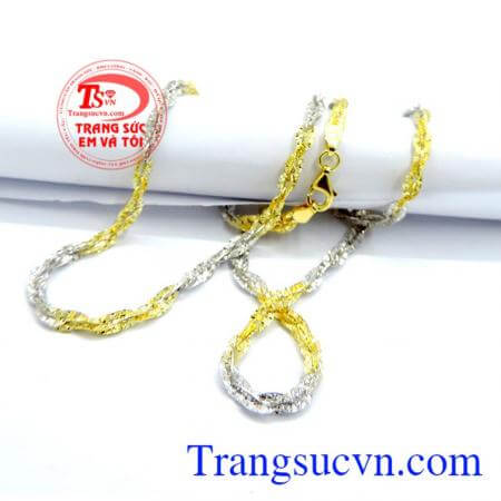Dây chuyền nữ vàng tây sang trọng Dây chuyên nam vàng ITALY