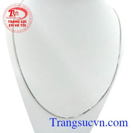 Dây vàng trắng 10k