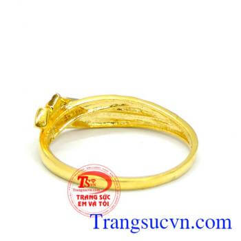 Nhẫn nữ vàng ngón nhẫn