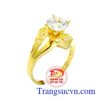 Bán Nhẫn vàng kim tiền dành cho nữ.