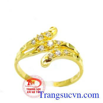 Nhẫn vàng 10k nữ