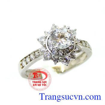 Giao toàn quốc phái đẹp Ưa Chuộng và Bình chọn nhiều năm. Nhẫn nữ 18k vàng trắng