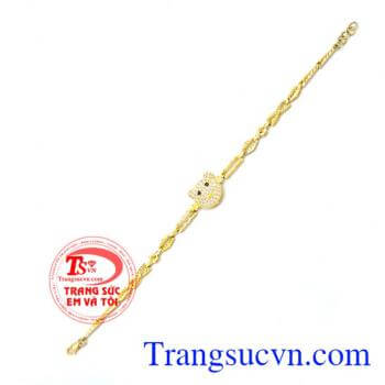 Lắc tay vàng mèo kity,cách điệu và sang trọng.