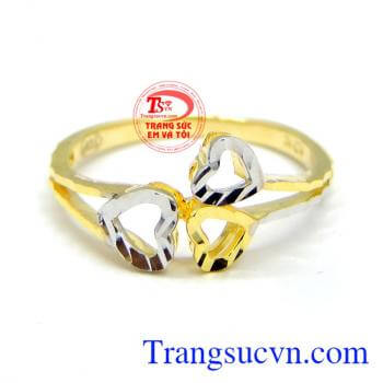 Bán Nhẫn vàng gia đình hạnh phúc dành cho nữ.