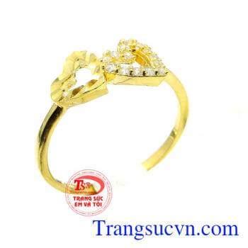 Bán nhẫn nữ vàng dành cho nữ,nhẫn nữ vàng tây