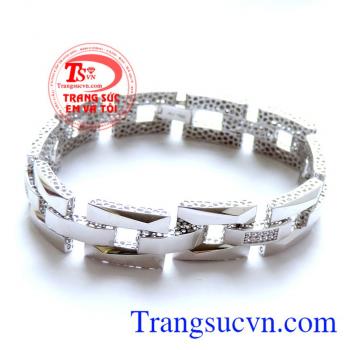 Lắc tay vàng trắng,Lắc vàng trắng 18k 750% Lắc tay vàng trắng nhập ITALY chất lượng đảm bảo.
